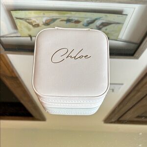 Chloe White Jewelry Box